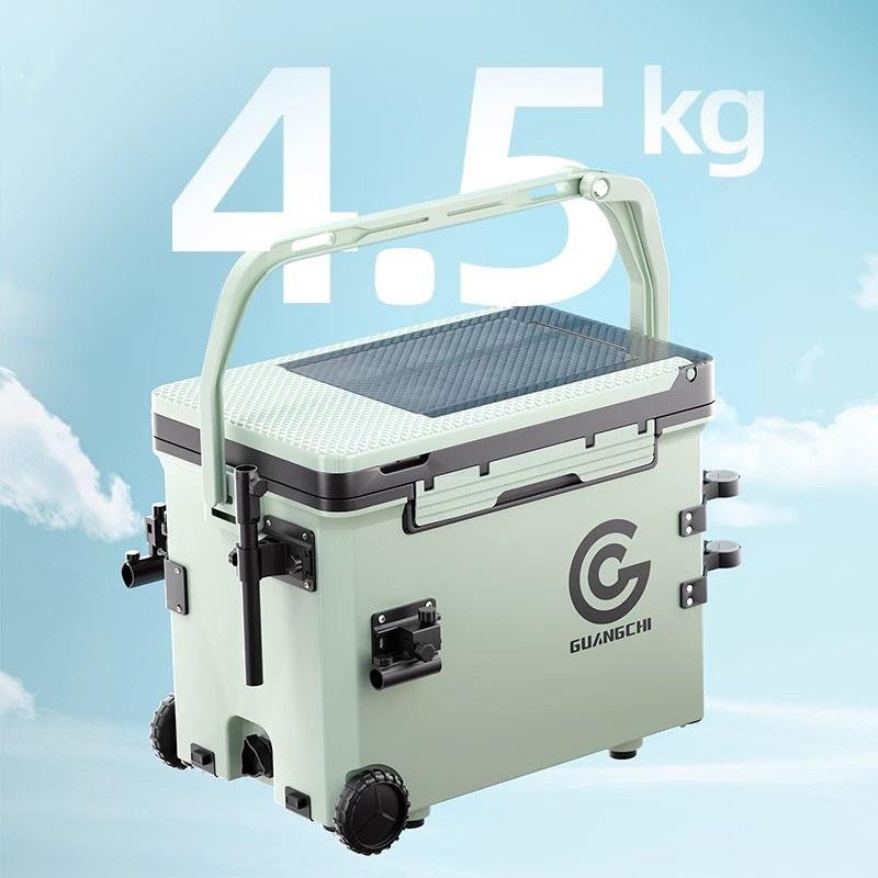 German fishing box 2024, new 26-litre, lightweight, light multi-purpose fishing tank barrel gear